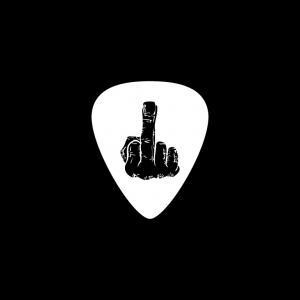 Fuck You Sign Guitar Pick (5pcs)